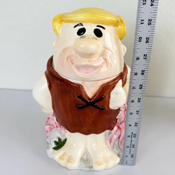 Flinstones Barney Rubble Cookie Jar Vintage